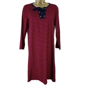 Michael Michael Kors Red Striped Dress‎ XS